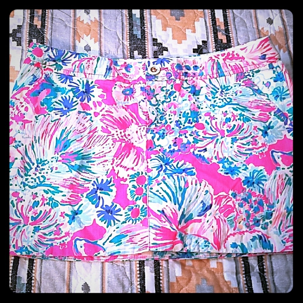 Lilly Pulitzer Floral Skort